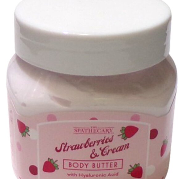 The Spathecary Body Butter Strawberry & Cream And Black Cherry Merlot 5 oz - Picture 4 of 7